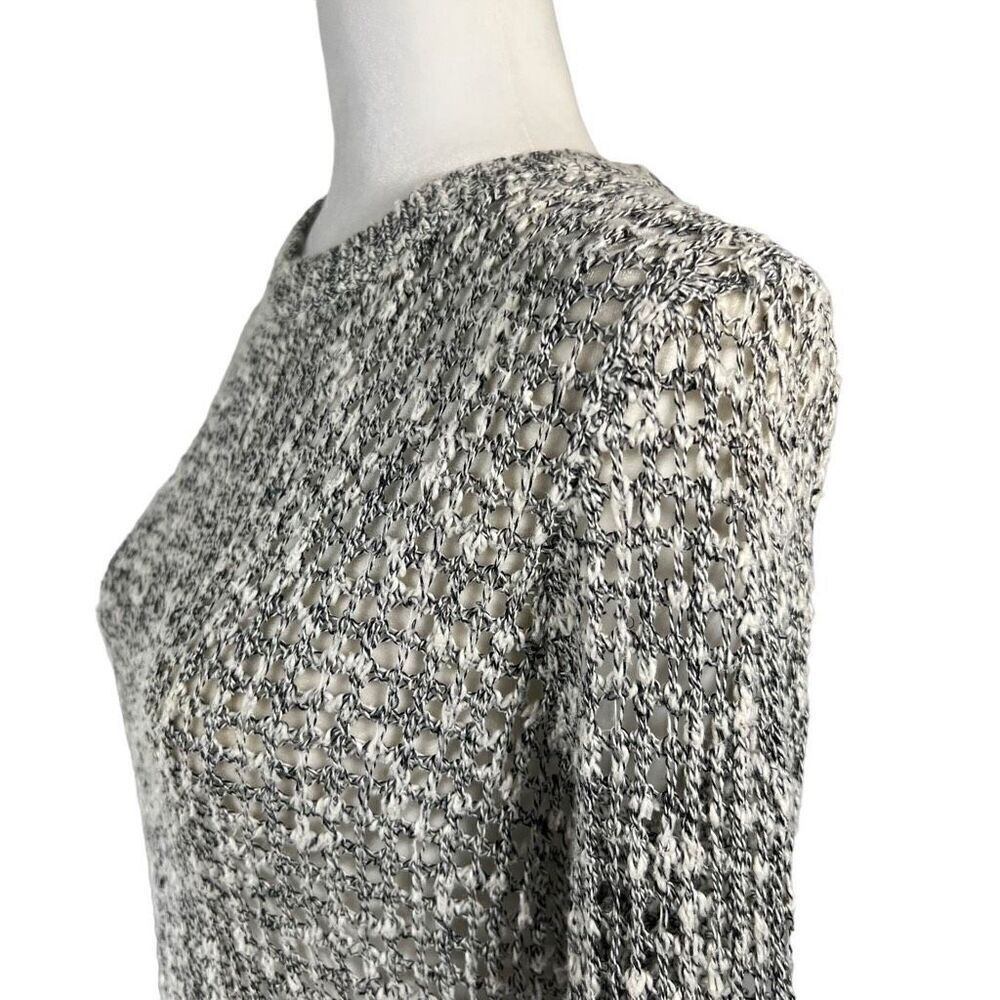 Theory Small Gray Cable Knit Pullover Sweater Wom… - image 5